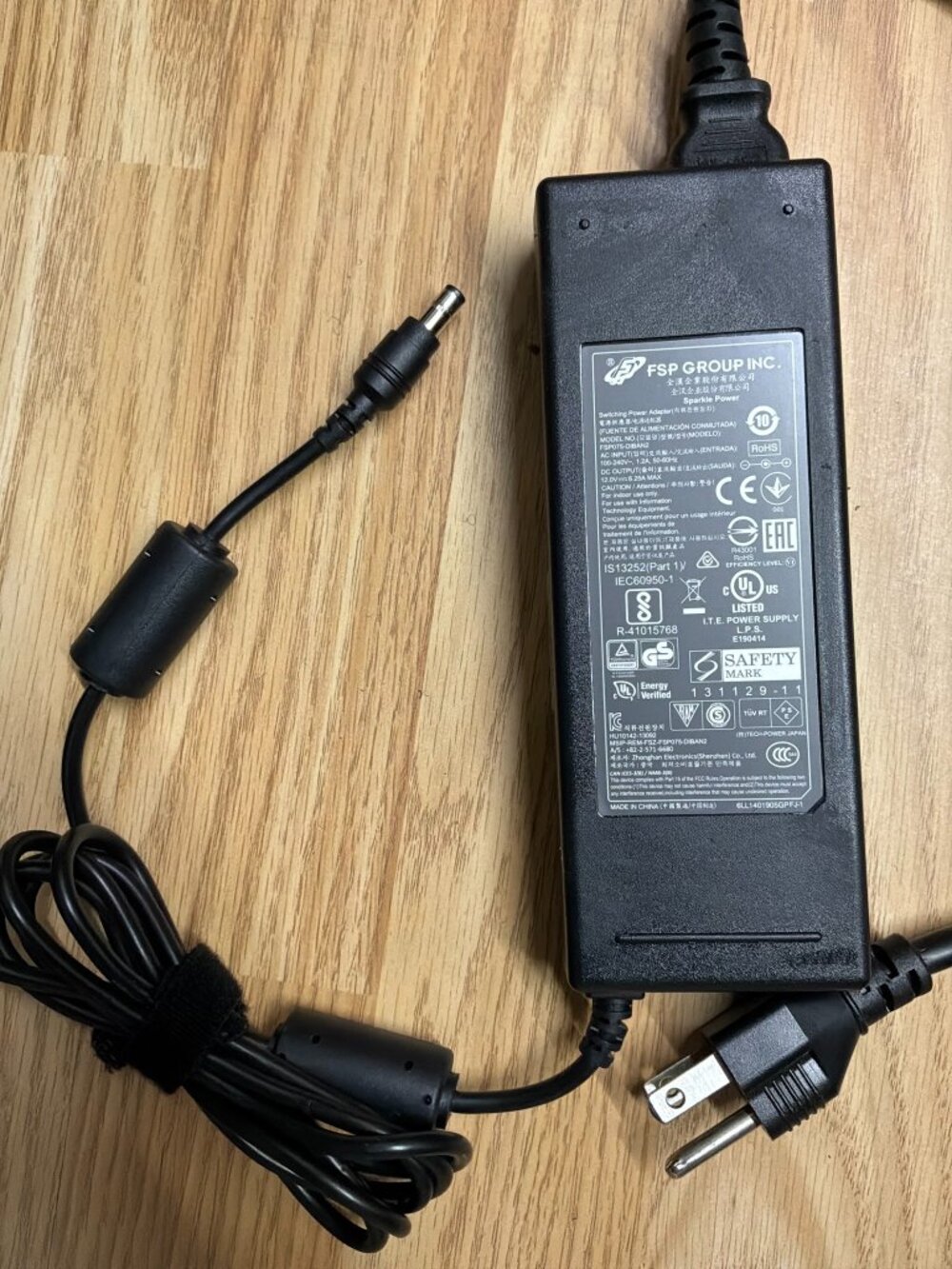 FSP Group FSP075-DIBAN2 12V 6.25A AC/DC Power Supply Adapter Charger OEM Cord